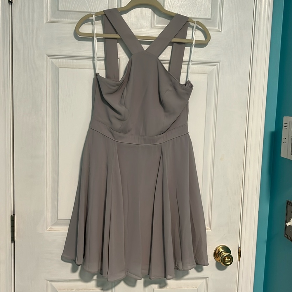 Lulus unique neck line mini dress